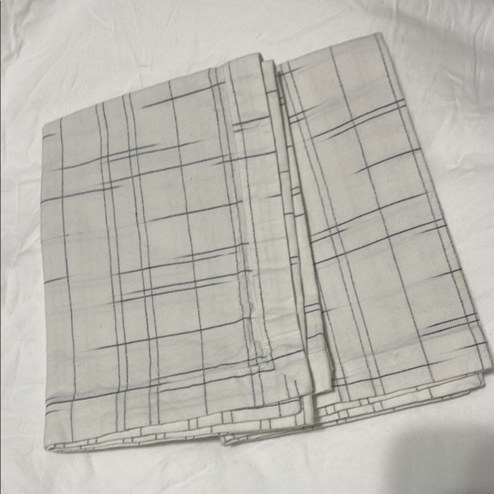 NWOT Pine Cone Hill Dish Towels White and Blue Set of 2
